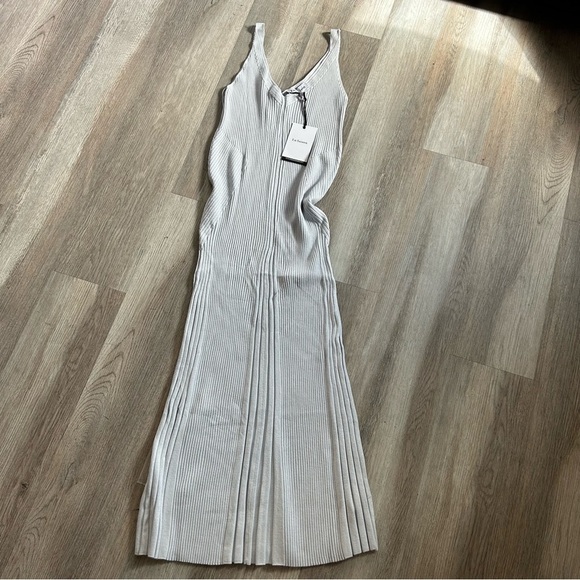En Saison Palma Ribbed Knit Tank Long Lined Midi Dress NEW NWT - Picture 2 of 10